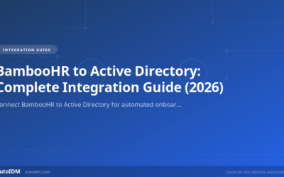 BambooHR to Active Directory – Free your team!